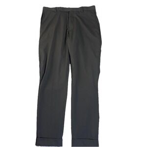 Polo Ralph Lauren Mens Twill Trousers 30x30 Black Slim Fit Preppy Academia $200